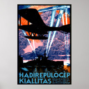 1920 Budapest Air Show Poster
