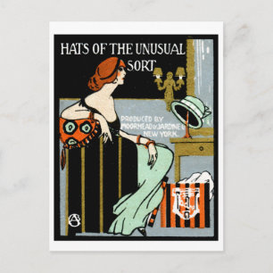 1920 Fashion Poster Postcard