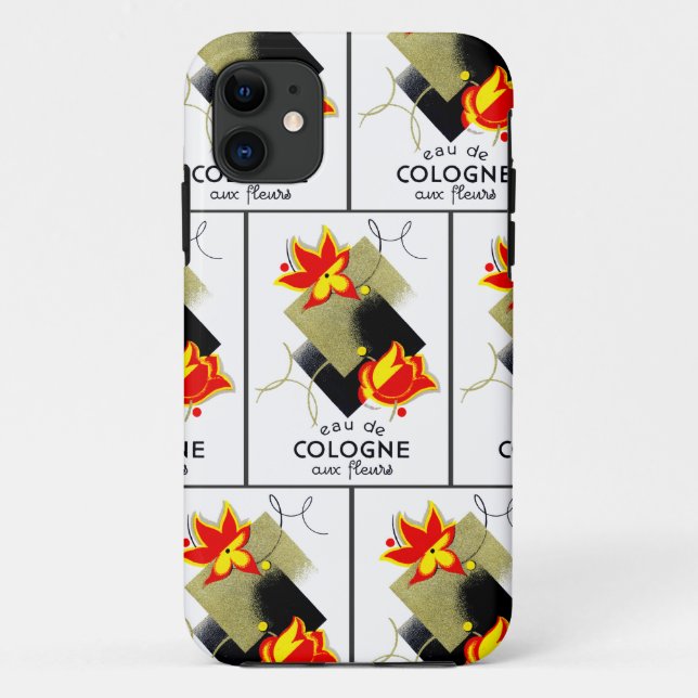 1920 French Floral perfume Case-Mate iPhone Case (Back)