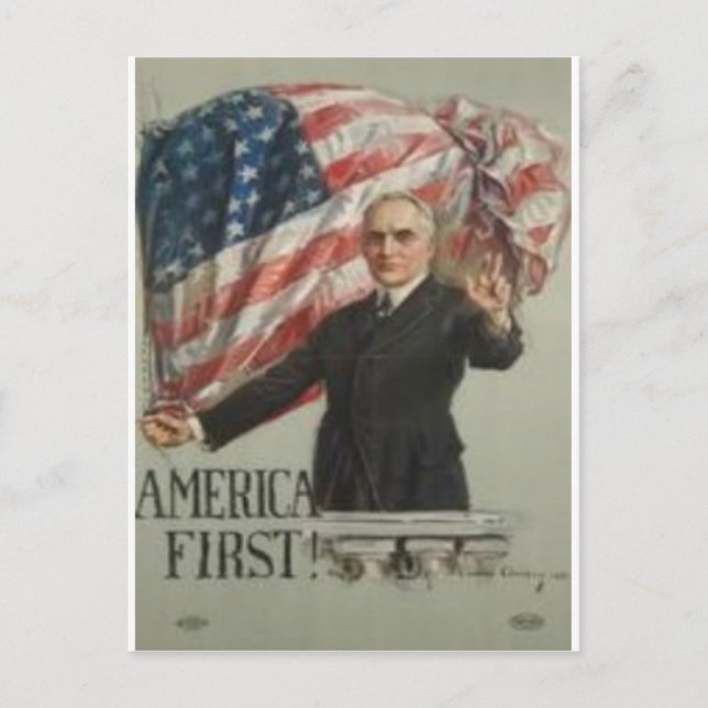 1920 Presidential Campaign Postcard (Front)