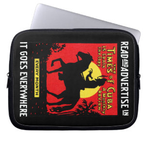 1920 The Times of Cuba Laptop Sleeve