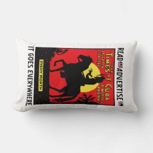 1920 The Times of Cuba Lumbar Cushion