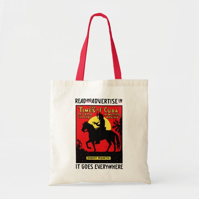 1920 The Times of Cuba Tote Bag (Front)