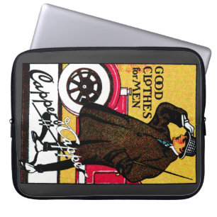1920 Vintage Men's Clothing Laptop Sleeve