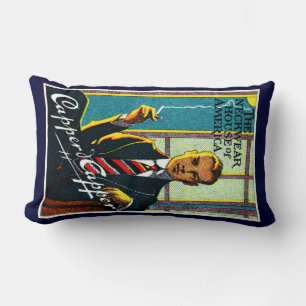 1920 Vintage Men's Ties Lumbar Cushion