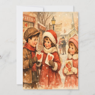 1920 Vintage-Style Valentine's Day Card