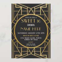 1920's Art Deco Birthday Sweet 16 Gatsby Party