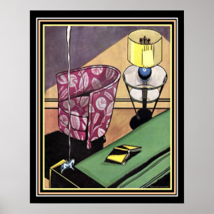1920's Art Deco Decor Print 16 x 20