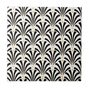 1920s Art Deco Fans Palmetto Tile