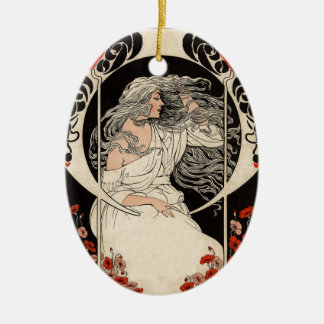 1920's Art Nouveau Ceramic Ornament