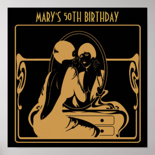 1920's Birthday Party Poster