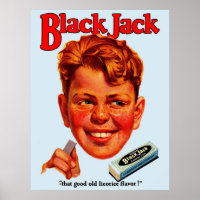 1920s Black Jack gum ad
