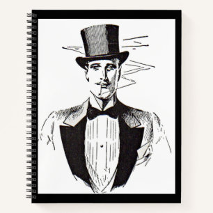 1920s boulevardier  notebook