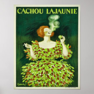 1920s Cachou Lajaunie Liquorice Candy Poster