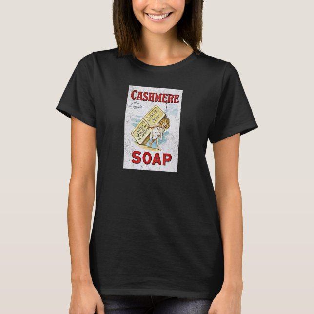 1920's Cashmere Soap With Blonde Little Girl Vinta T-Shirt (Front)