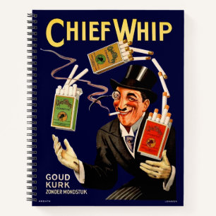 1920s Chief Whip cigarettes ad Notebook
