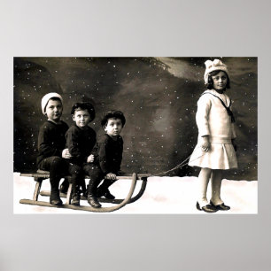 1920's Christmas Print