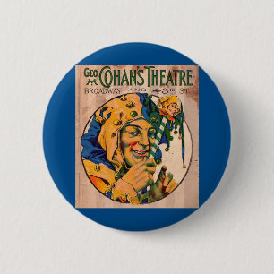 1920s Cohan’s Theatre playbill cover 6 Cm Round Badge