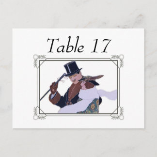 1920's Couple Table Place Cards
