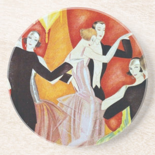 1920's Dancing Couples Coaster