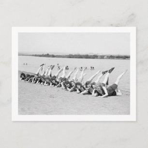 1920s Dancing Girls Postcard