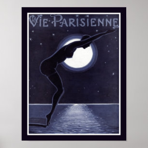 1920's Deco Parisian life Poster