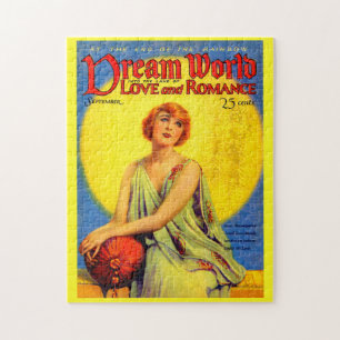 1920s Dream World magazine cover Jigsaw Puzzle
