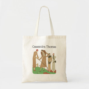 1920s Fashion Fashionable Ladies Playing Golf Tote Bag
