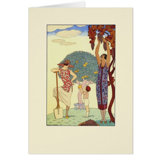 1920s fashion plate, dresses (Front)