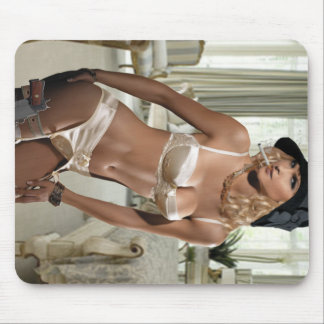 1920's Femme Fatale - Smoking and Guns Mouse Pad