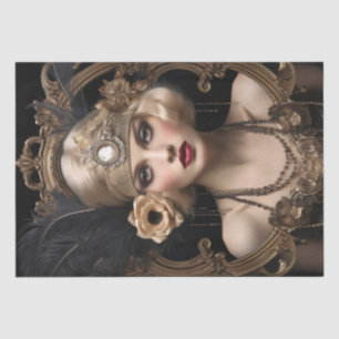 1920's Flapper Girl Art Deco Tissue Paper