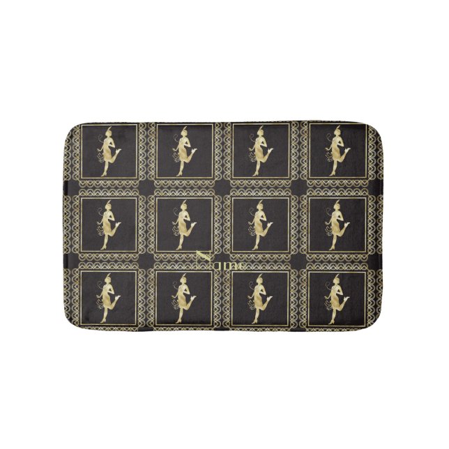 1920's Flapper Girl Thunder_Cove  Bath Mat (Front)