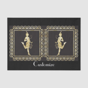 1920's Flapper Girl Thunder_Cove  Tissue Paper