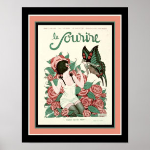 1920's French Deco "Le Sourire" Poster