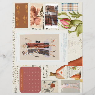 1920s French Fashion Plate Calendar Stationery