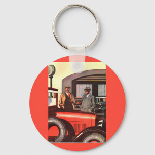 1920s Kelly Springfields tire ad - another one Key Ring