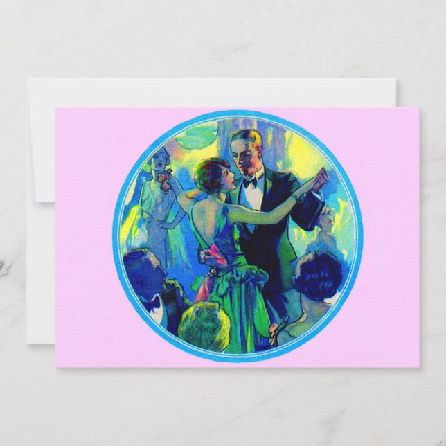 1920s lady and gentleman on the dance floor (Front)