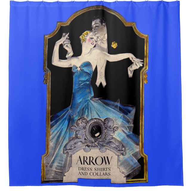 1920s Leyendecker Arrow shirt ad no. 1 Shower Curtain (Front)