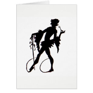 1920s magician silhouette