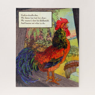 1920s Mother Goose - rooster Jigsaw Puzzle