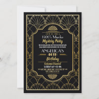 1920s Murder Mystery Dinner Birthday Party