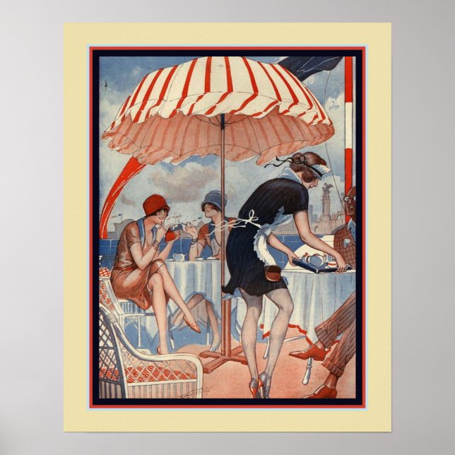 1920's Nautical Deco Print by Cheri Herouard (Front)