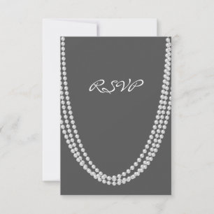 1920's Pearl RSVP - grey