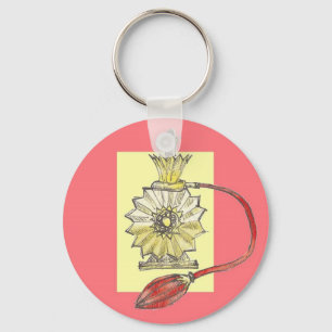 1920s Perfume Bottle Key Ring