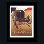1920's Racing Car Vintage Poster<br><div class="desc">1920's Racing Car Vintage Poster, art deco, retro images, vintage illustrations, vintage retro, nouveau, deco image, vintage travel, france travel, paris travel, french, vintagestore, vintage restaurant drco, retro, travel, vintage images, victorian, victorian images, vintintintintintage age graphics, popular, décor styles, retro style, cool, modern, country, landscapes, vintage store, posters</div>