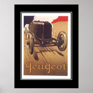 1920's Racing Car Vintage Poster