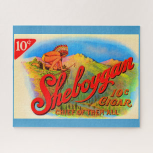 1920s Sheboygan cigar label Jigsaw Puzzle