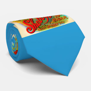 1920s Sheboygan cigar label print Tie