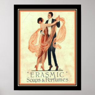 1920's UK Deco Soap & Perfume Ad Poster