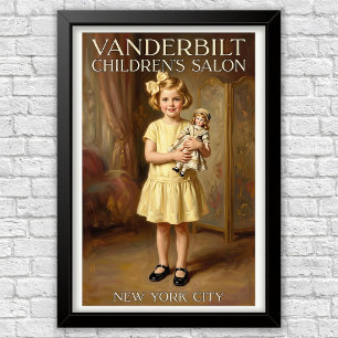 1920s Vintage Children’s Fashion Advertising  Poster